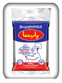 نمک تصفیه ید دار 2500 گرمی